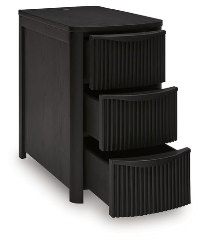 Camdill - Black - Chair Side End Table