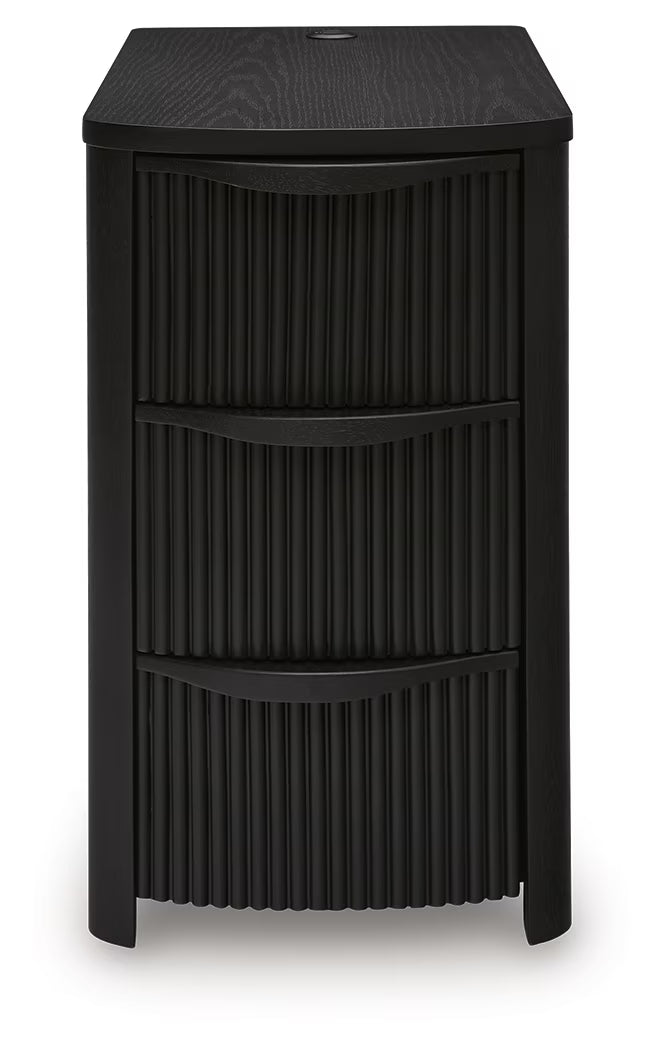 Camdill - Black - Chair Side End Table