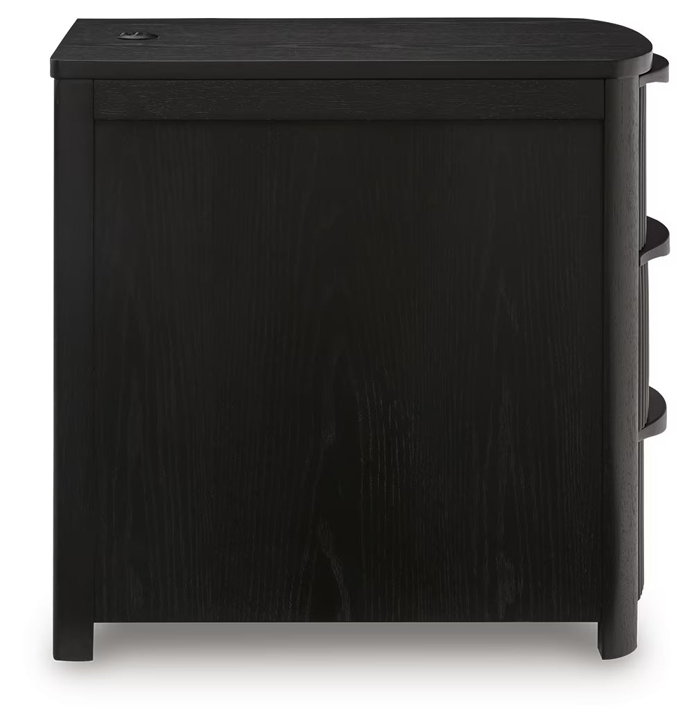 Camdill - Black - Chair Side End Table