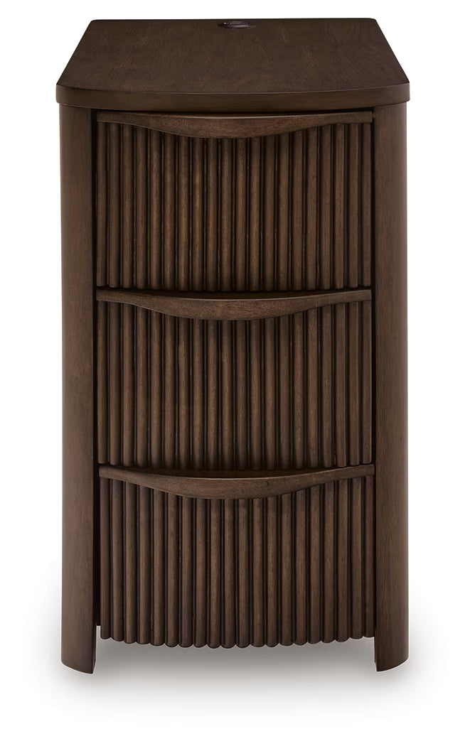 Camdill - Dark Brown - Chair Side End Table