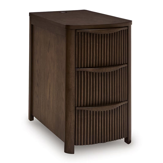 Camdill - Dark Brown - Chair Side End Table