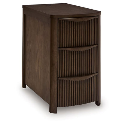 Camdill - Dark Brown - Chair Side End Table