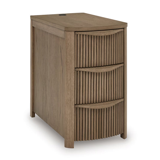 Camdill - Light Brown - Chair Side End Table