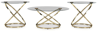 Crimonti - Champagne - Occasional Table Set (Set of 3)-2