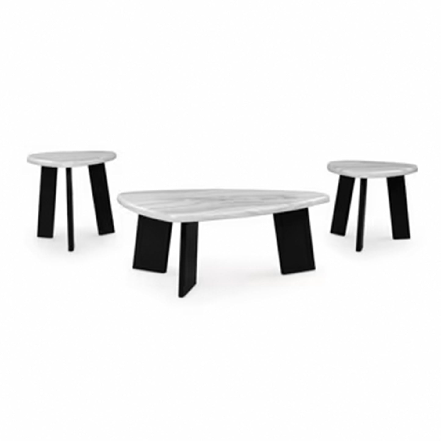 Lilyberg - Gray / Black - Occasional Table Set (Set of 3)