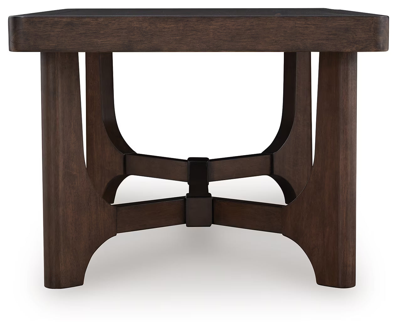 Korestone - Dark Brown - Rectangular Cocktail Table
