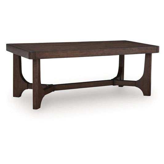 Korestone - Dark Brown - Rectangular Cocktail Table