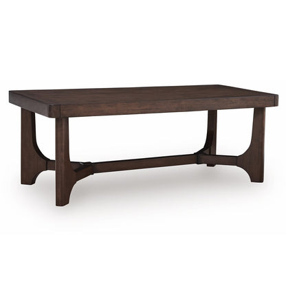Korestone - Dark Brown - Rectangular Cocktail Table