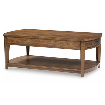 Burkbyer - Brown - Rectangular Cocktail Table