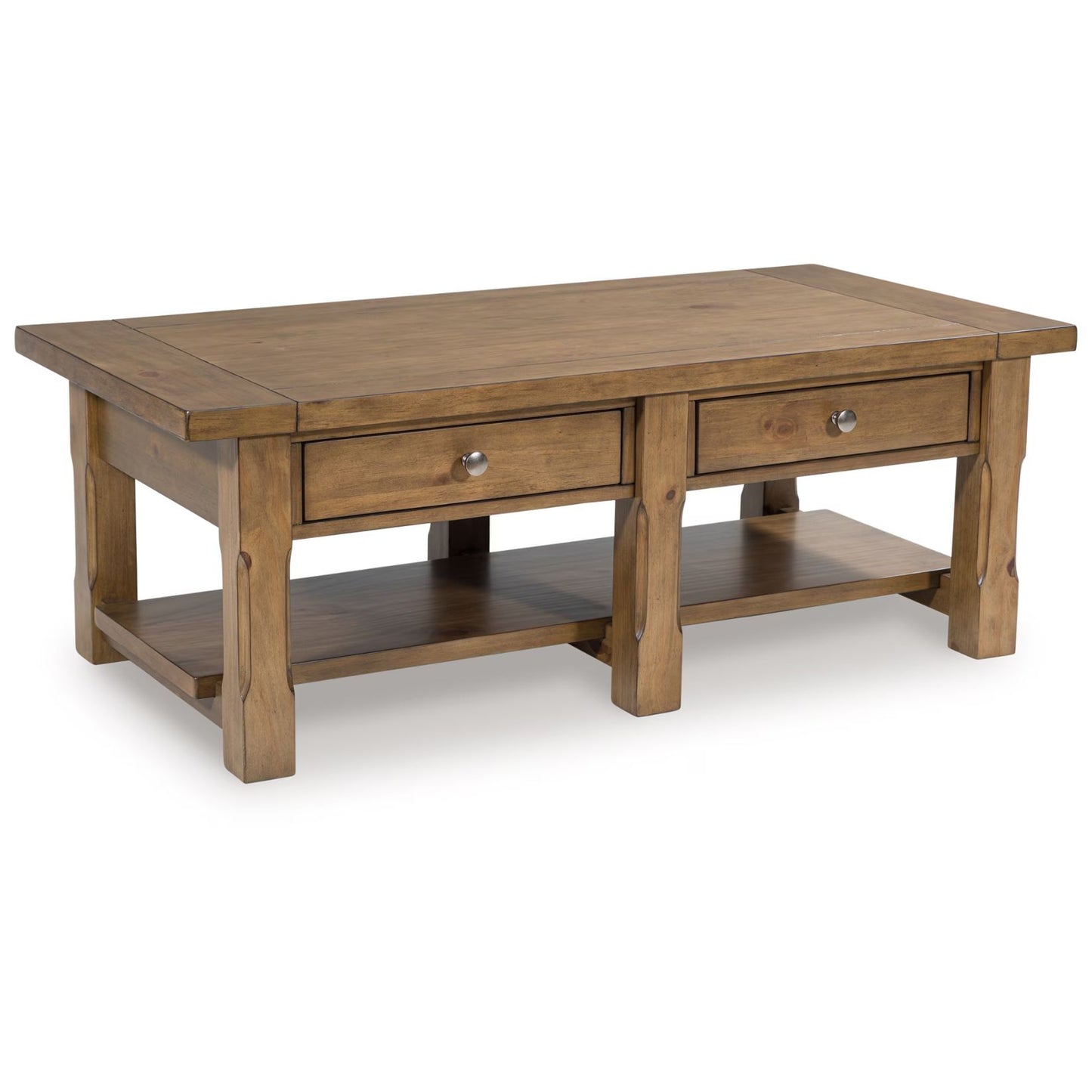 Vandenmore - Medium Brown - Rectangular Cocktail Table