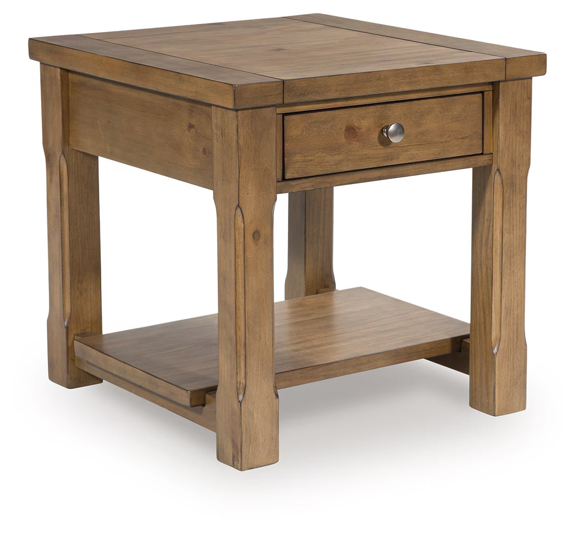 Vandenmore - Medium Brown - Rectangular Cocktail Table