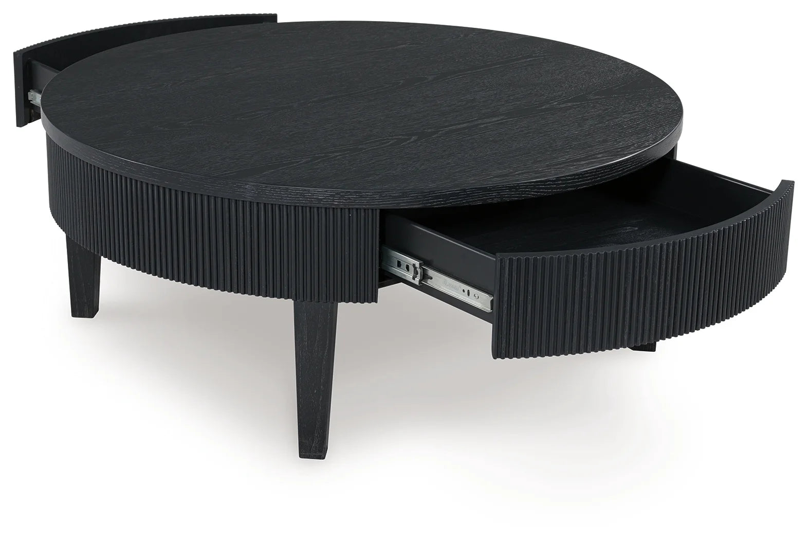 Marstream - Black - Round Cocktail Table-2