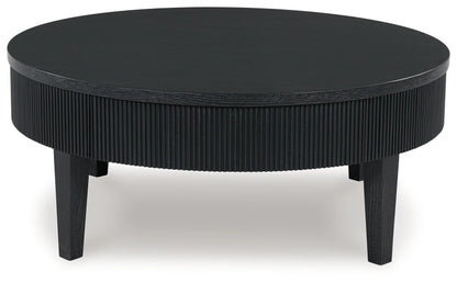 Marstream - Black - Round Cocktail Table-3