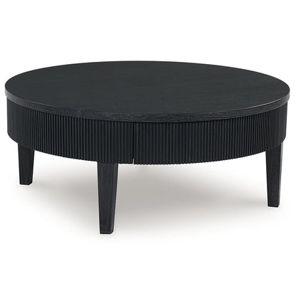 Marstream - Black - Round Cocktail Table