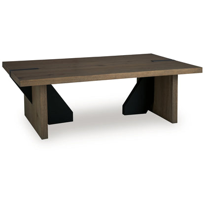 Kandinew - Rectangular Cocktail Table - Light Brown