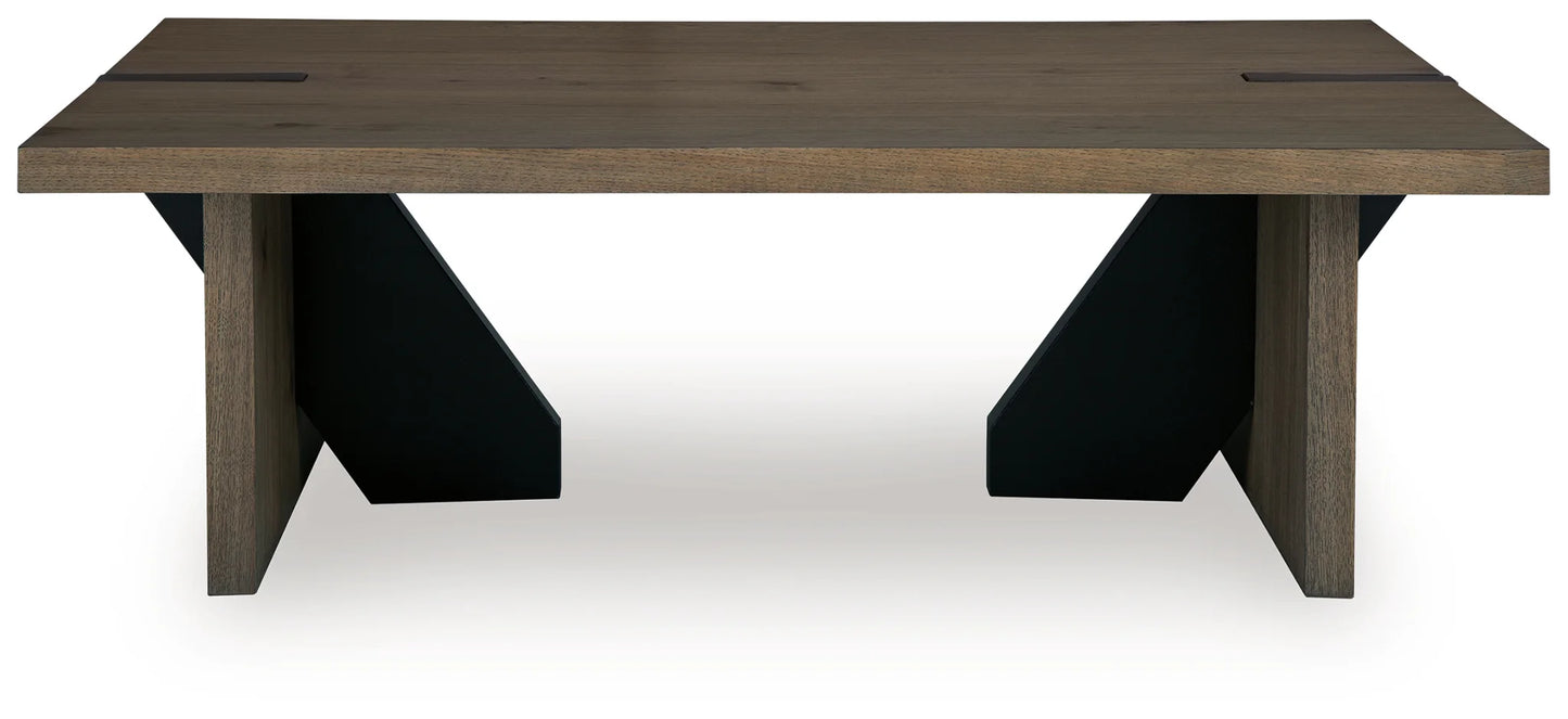 Kandinew - Rectangular Cocktail Table - Light Brown