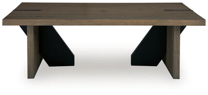 Kandinew - Rectangular Cocktail Table - Light Brown