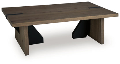 Kandinew - Rectangular Cocktail Table - Light Brown