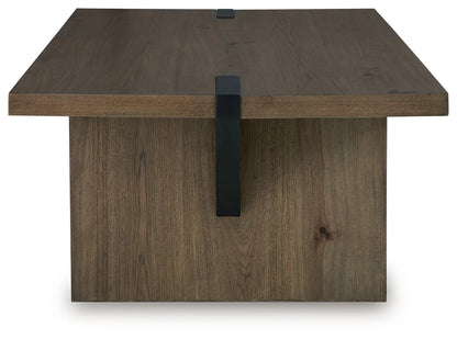 Kandinew - Rectangular Cocktail Table - Light Brown