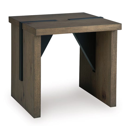 Kandinew - Square End Table - Light Brown