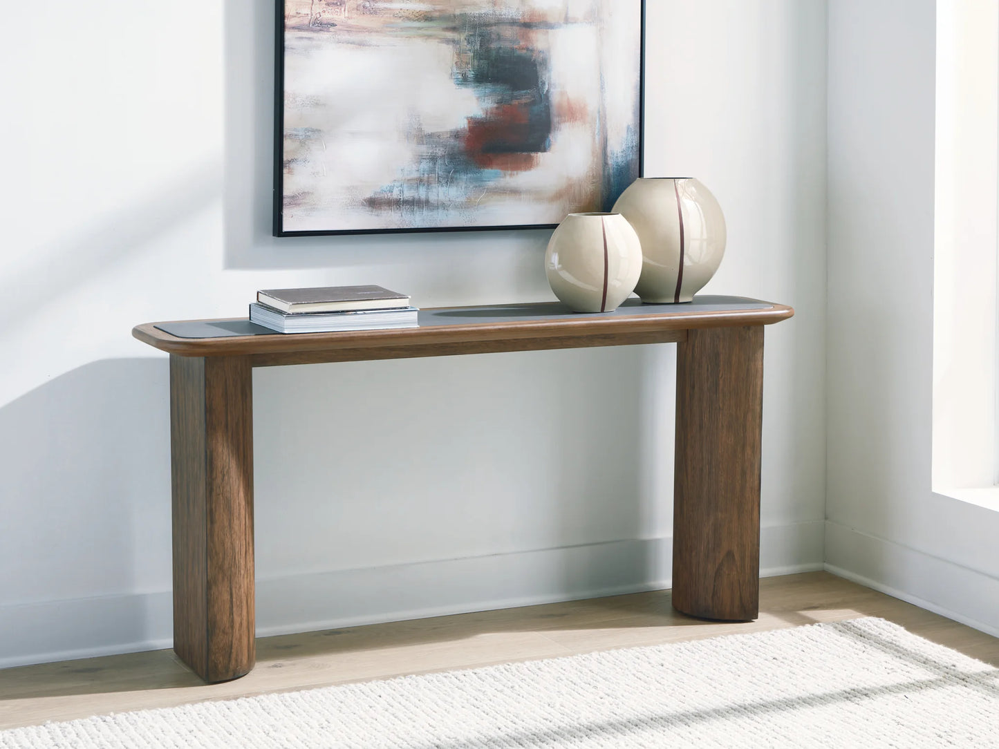 Dontayne - Sofa Table - Warm Brown