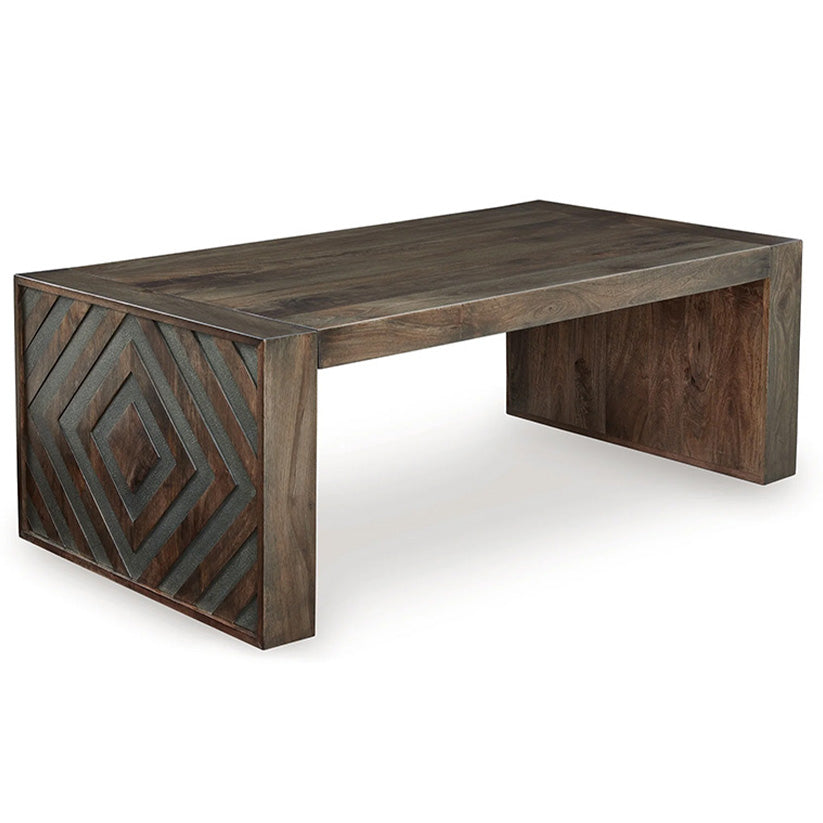 Dreggan - Brown - Rectangular Cocktail Table