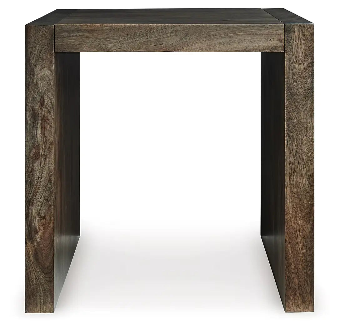 Dreggan - Brown - Square End Table-2