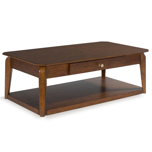 Trenmour - Medium Brown - Rectangular Cocktail Table