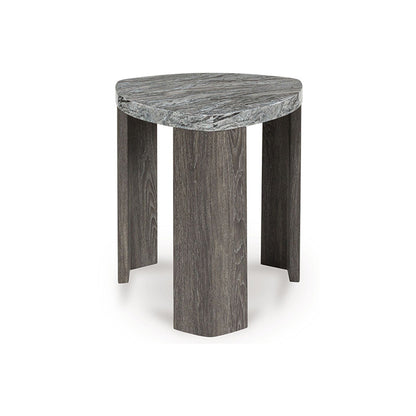 Surmour - Gray / Brown - Triangle End Table