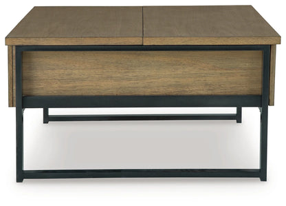 Montia - Lift Top Cocktail Table - Light Brown