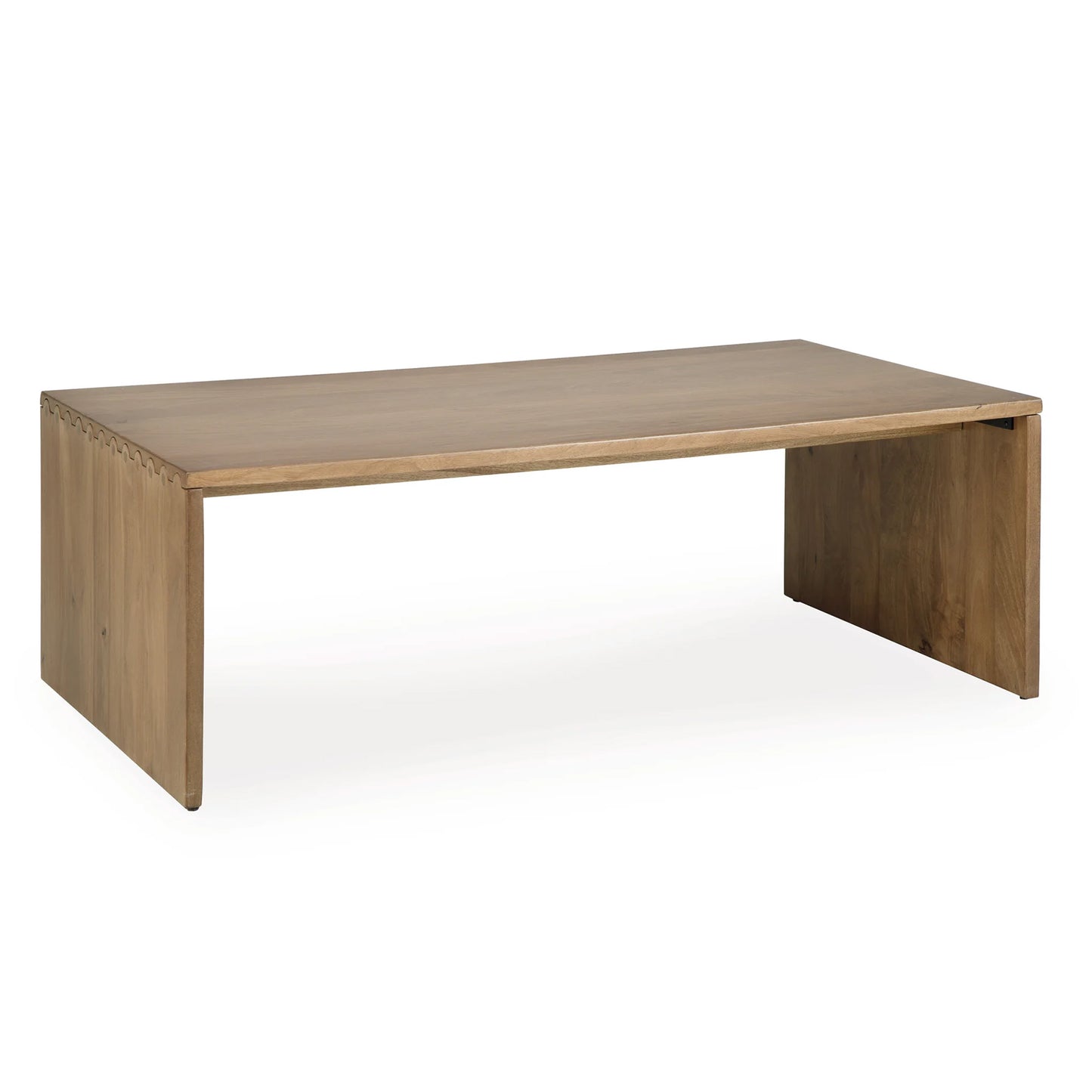 Ella Grove - Rectangular Cocktail Table - Rich Brown