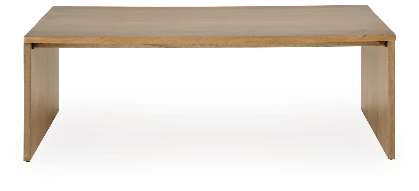 Ella Grove - Rectangular Cocktail Table - Rich Brown