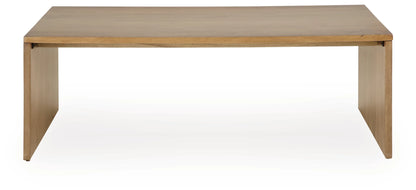 Ella Grove - Rectangular Cocktail Table - Rich Brown