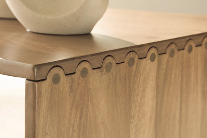 Ella Grove - Rectangular Cocktail Table - Rich Brown
