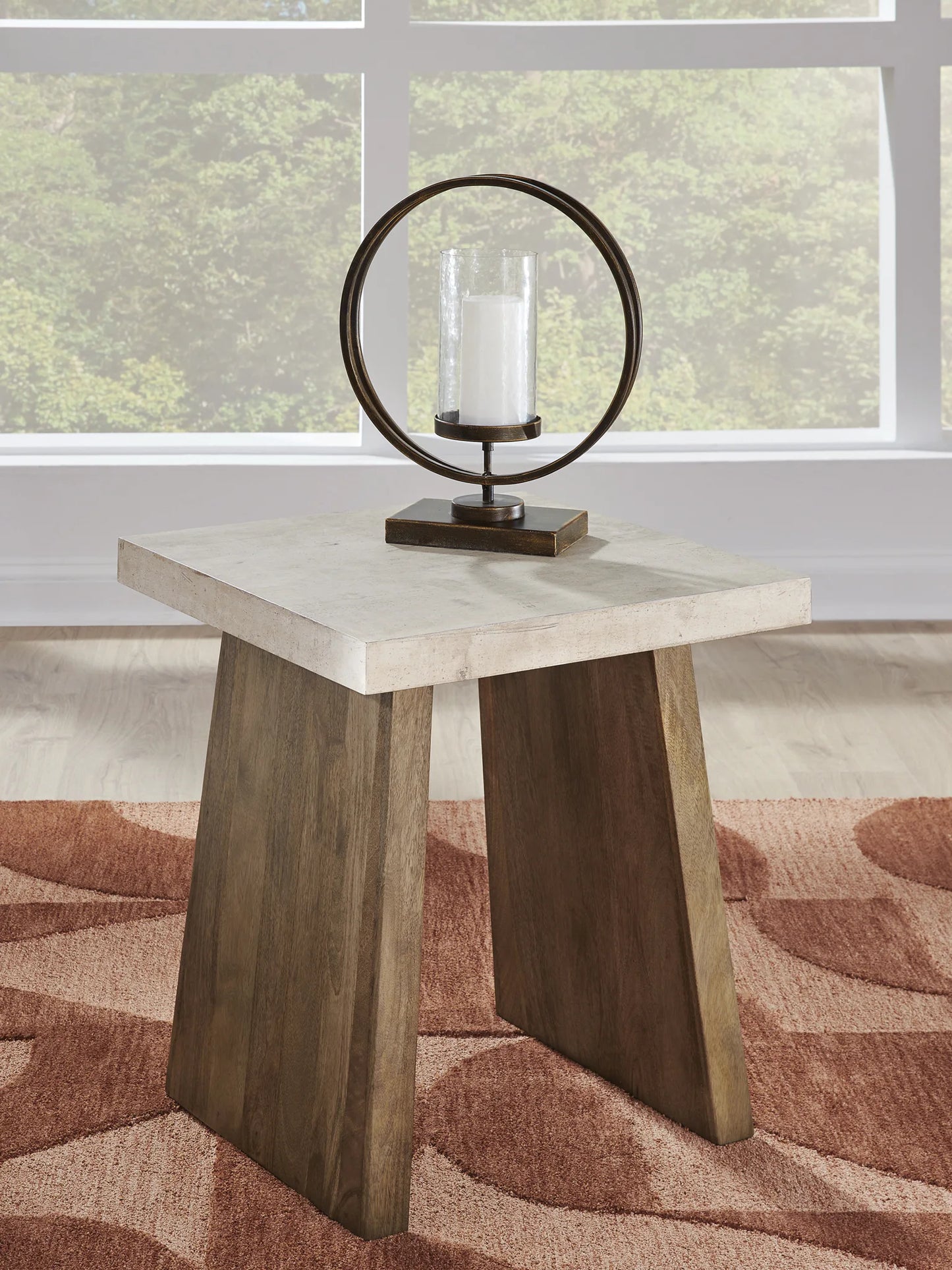 Brendalhouse - Light Brown - Square End Table