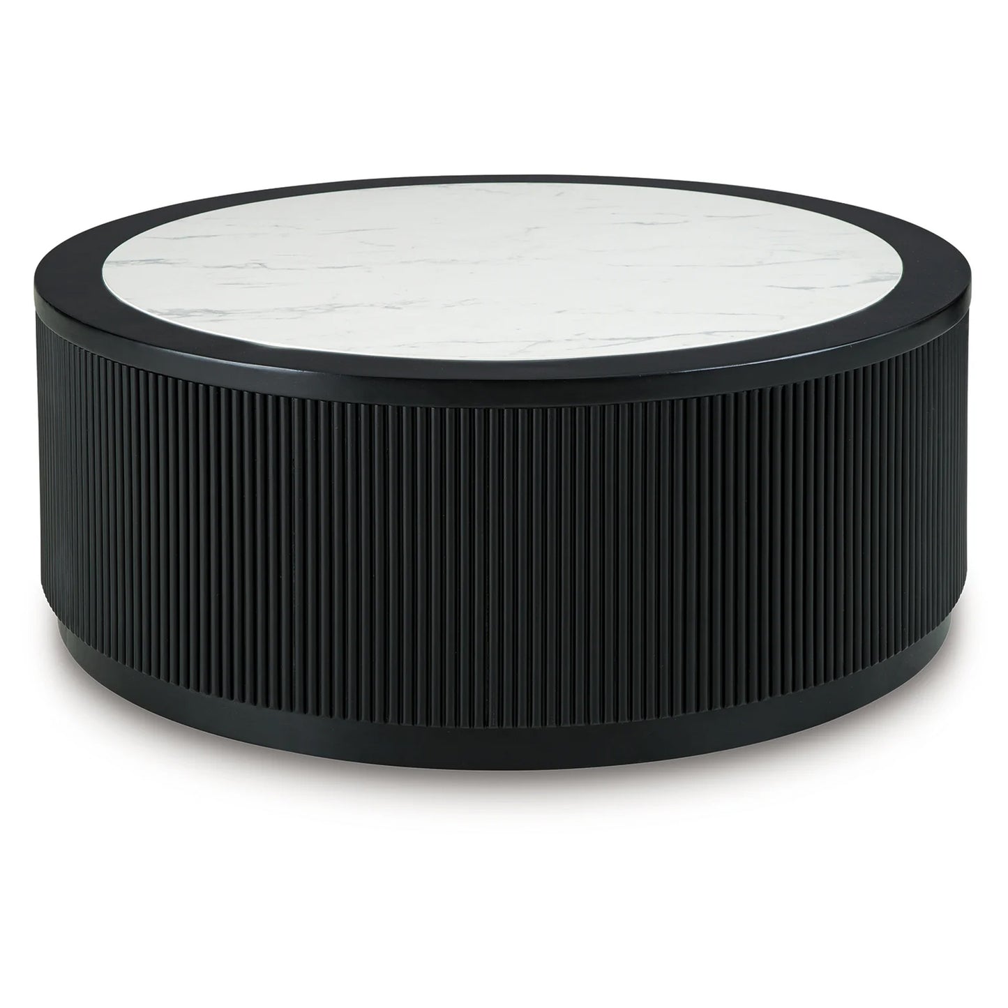 Grayman - Round Cocktail Table - Black