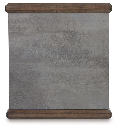 Kallenny - Brown / Gray - Rectangular End Table