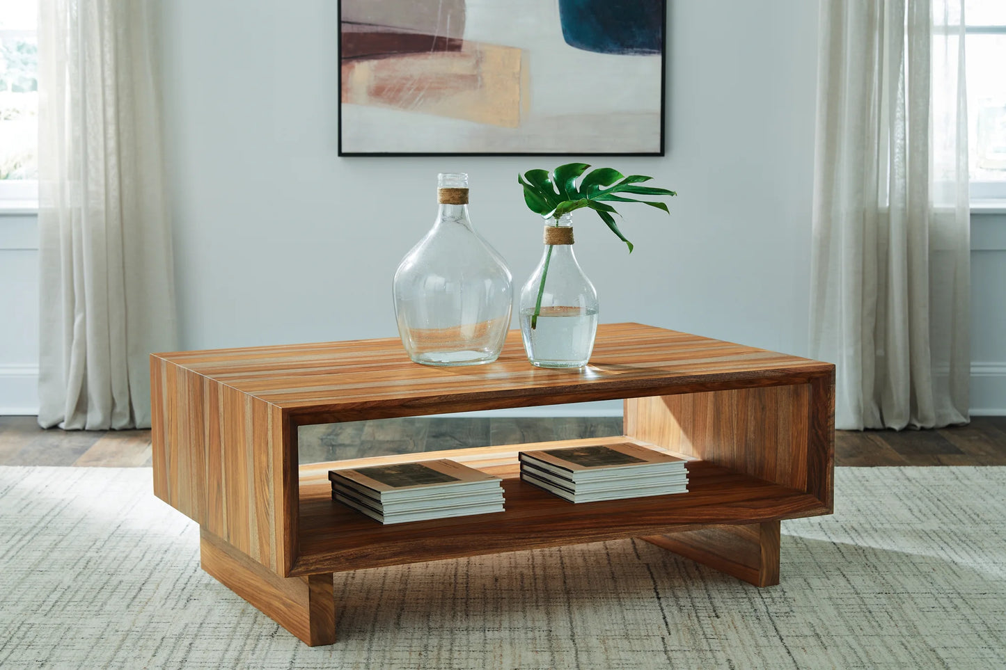 Dressonni - Brown - Rectangular Cocktail Table