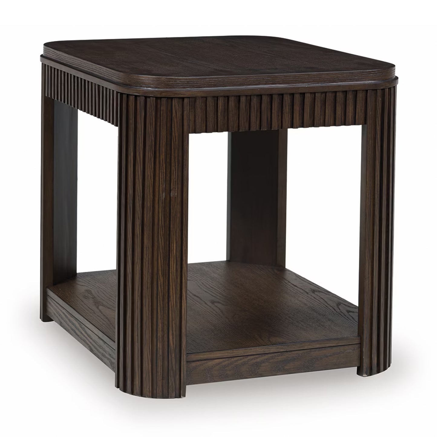 Carlibrie - Warm Brown - Rectangular End Table
