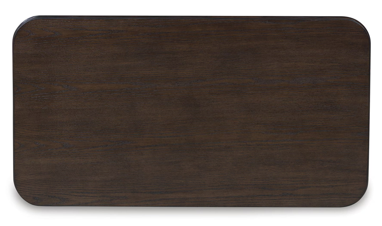 Carlibrie - Warm Brown - Lift Top Cocktail Table