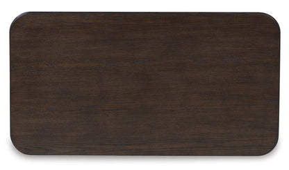 Carlibrie - Warm Brown - Lift Top Cocktail Table