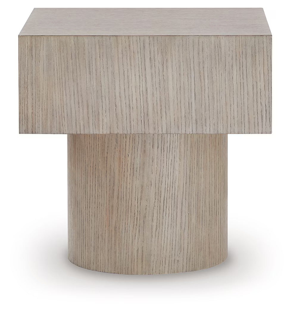Jorielyn - Light Grayish Brown - Square End Table