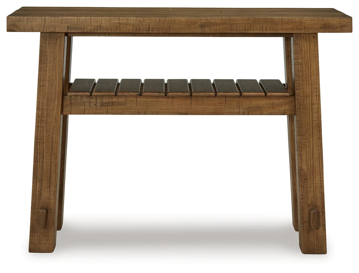 Mackifeld - Warm Brown - Sofa Table-2