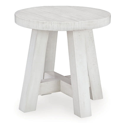 Jallison - Off White - Round End Table