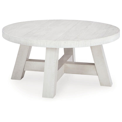 Jallison - Off White - Round Cocktail Table