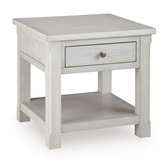 Robbinsdale - Square End Table - Antique White