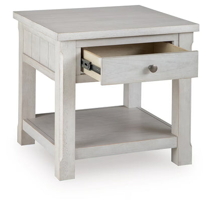 Robbinsdale - Square End Table - Antique White