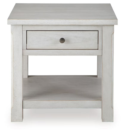 Robbinsdale - Square End Table - Antique White
