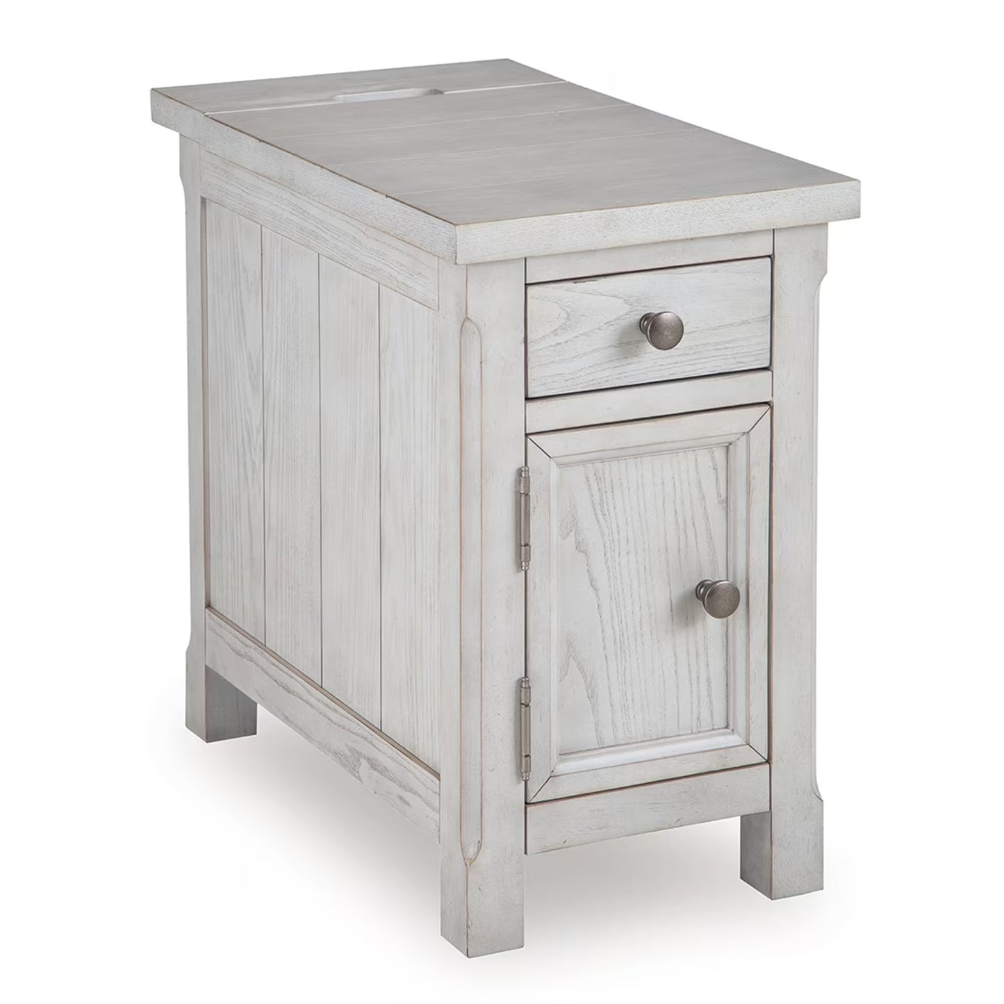 Robbinsdale - Chair Side End Table - Antique White