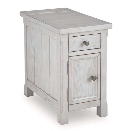 Robbinsdale - Chair Side End Table - Antique White